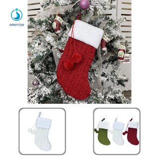 amar calcetín agradable a la piel de regalo de bolsillo calcetín grande regalo de navidad caramelo titular bolsas de colgar fácilmente para uso en el hogar (1)