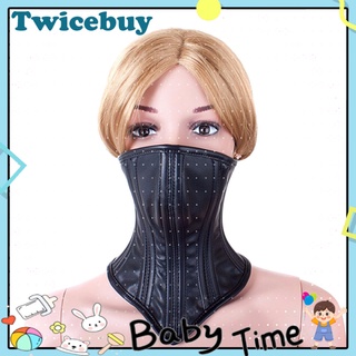 Máscara para collar ❤ Twicebuy ❤ ♥/mascarilla De cuero Sintético suave/suave para adultos/comida