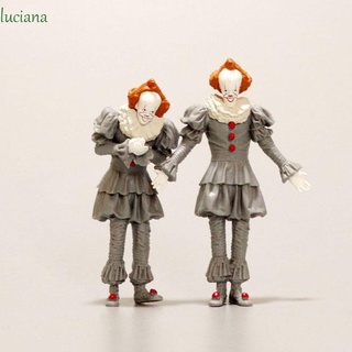 LUCIANA PVC Figurine Model For Kids The Clown It: Chapter Two Action Figures It: Chapter Two Miniatures NECA Pennywise Collectible Model Horror Gift Doll Toys Doll ornaments