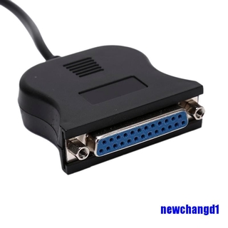 IEEE 1284 25 pines puerto paralelo a USB 2.0 Cable de impresora USB a adaptador paralelo (6)
