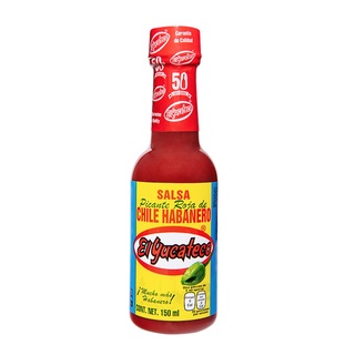 El Yucateco Salsa Picante Rojo Chile Habanero 150ml
