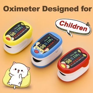 Oxímetro de pulso de dedo recargable para niños, oxímetro de pulso con SPO2 PR PI, Monitor de saturación de oxígeno en sangre