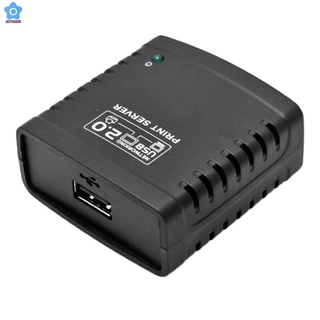 [en venta] servidor de impresión USB 2.0 LRP compartir una impresora de red Ethernet LAN adaptador de corriente con enchufe de ee.uu.
