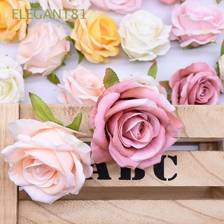 ELEGANT81 Scrapbook guirnalda suministros fiesta decoración del hogar Artificial rosa flor artesanía ramo accesorios decoración de boda flores falsas rosas rosa flor