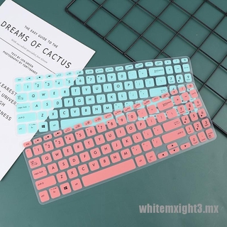 Blanco/15.6 pulgadas portátil portátil teclado cubierta Protector de piel para Asus S15 S5300U