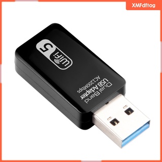 [XMFDFTOG] USB WiFi Dongle Dongle Tarjeta de Red Domstica de 1200 Mbps para Computadora Porttil / Escritorio