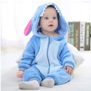 Blue Stitch bebé mameluco de una pieza kigurumi disfraz de halloween anime cosplay ropa hogar