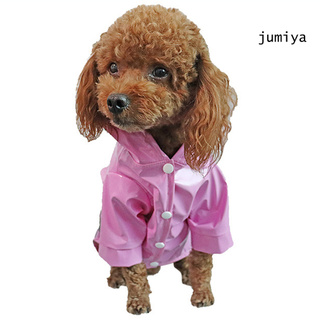 A-S perro reflectante impermeable impermeable Teddy cachorro con capucha chamarra abrigo ropa para mascotas (7)