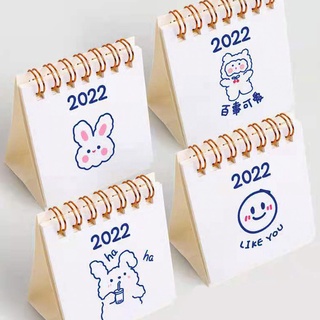 2022 portátil de dibujos animados calendario mini estudiante diario plan libro (1)