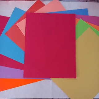 5 Hojas Opalina Tamaño carta Color Rojo 120gr (1)