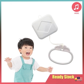 Pull String caja de música para cuna de bebé cama durmiendo campana niños música y