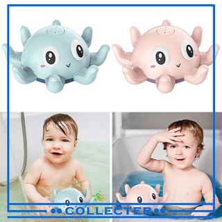 juguetes de baño para niño 1-3, diversión bañera piscina baño juguete, rociador de inducción squirter pulpo pulverizador de agua juguete para bebé (5)