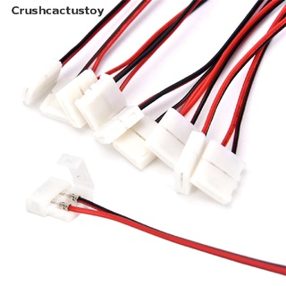 [ctoy] 10 unids/set cable de 2 pines led tira conector 3528/5050 adaptador de un solo color venta caliente