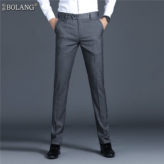 Pantalones de ocio de primavera y verano Bolang pantalones de negocios casuales pantalones de traje de hombre Pantalones