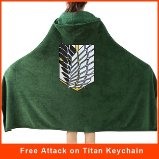 ataque en titan manta capa shingeki no kyojin encuesta cuerpo capa de franela cosplay levi mikasa ackerman disfraz sudadera con capucha (1)