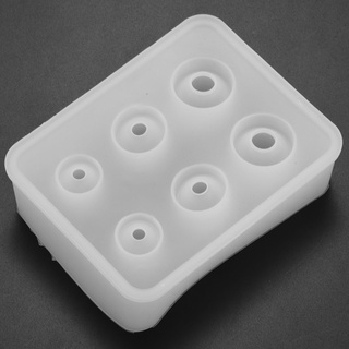 molde de silicona transparente de resina decorativa artesanía diy huevo bola tipo de resina epoxi moldes para joyería (6)