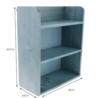 estilo vintage caja de almacenamiento para el hogar artículos de escritorio organizador creativo de madera florero titular estante de madera