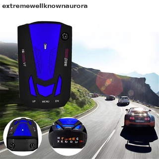 [knownaurora] 360 grados coche 16 banda v7 gps velocidad policía seguro radar detector de voz láser nuevo stock