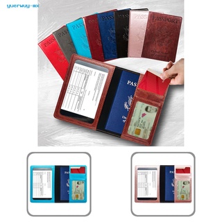 yuerwuy - soporte de pasaporte resistente al desgarro, compacto, multi ranura, antiarañazos, para exteriores