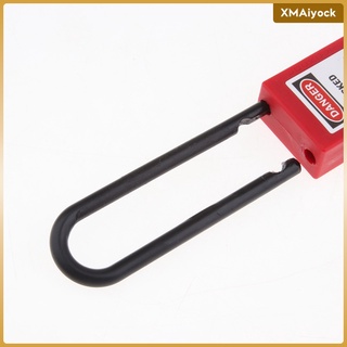 [xmaiyock] candado multifunción de seguridad con llave diferente con 2 llaves, color rojo