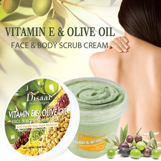 300ml vitamina e aceite de oliva exfoliante corporal puede hidratar la piel blanquear anti-queratina exfoliante acné anti-seco exfoliante exfoliante crema (4)