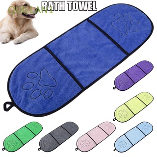 QUILLAN1 Drying Blanket Absorbent Bath Towels Towel Pet Supplies Cat Super Microfiber Shower With Pocket Dog Products/Multicolor