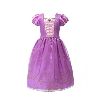 Ariel Princesa Vestido Para Halloween , Rapunzel Disfraz Para Niñas , Disney , Cenicienta , Frozen , Elsa , Anna , Cosplay , Fiesta w (9)