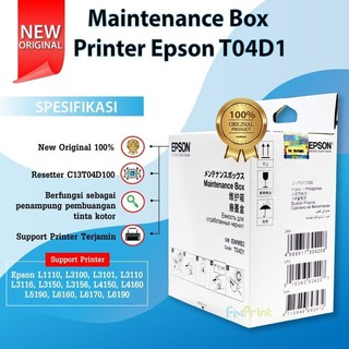 Epson T04D1 caja de mantenimiento L1110 L3110 L3150 L4150 L6170 Fpt más reciente333 (1)