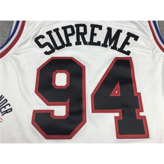 NBA Jersey Supreme 94 Joint Jersey Sports Jersey white (3)