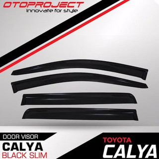Venta de Toyota Calya Air Gutter accesorios Slim sólido negro