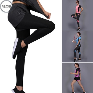 las mujeres ropa deportiva yoga conjunto de fitness gimnasio ropa camisa pantalones yoga leggings correr tenis jogging de secado rápido entrenamiento traje deportivo