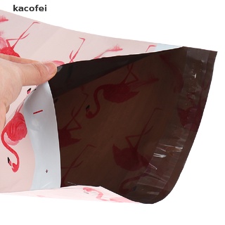 [kacofei] 10pcs 10.2x14.5" rosado flamingo impreso mensajería poly mailer embalaje sobres (2)