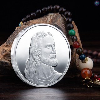 Artesanía de metal cristo jesús doce discípulos cena conmemorativa moneda insignia (2)