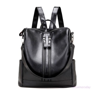 once Fashion Women Lady Anti-theft Rucksack School Leather Girls Backpack Travel Handbag Shoulder Bag