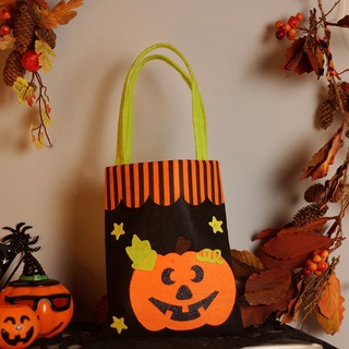 kjdlans lindo caramelo bolsas con asas de halloween no tejida bolsa de regalo de halloween fiesta favor (9)