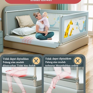 El mejor... Antideslizante para cama de bebé, valla, barandilla, elevador Vertical, ajustable, 1,2 m, 1,5 m, 1,8 m, 1,9 m, 2,0 m (8)