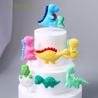 PROMOTE Tres dimensiones Cupcake cover Dibujos animados Dinosaurio Decoración de pastel Decoración de fiesta de cumpleaños Fiesta temática Animal Decoración de pastel Tapa de pastel