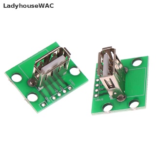 LadyhouseWAC 1/5/10Pcs Vertical USB Hembra Adaptador Junta 2.0 Conector A 2.54 Mm DIP PCB Venta Caliente