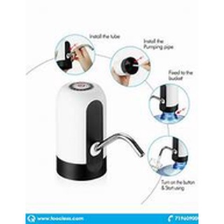 Dispensador de agua eléctrico bomba de garrafón recargable (4)