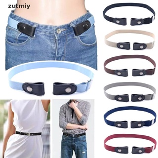 [zutmiy3] cinturones elásticos sin hebilla unisex cinturón invisible para jeans sin bulto banda de problemas mx4883