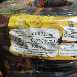 Kitani Cable de fibra de cobre NYMHY 2x0.75 mm 100 metros completo