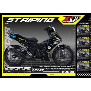 Gtr-striping motocicleta pegatina Supra GTR SKY RACING-Striping variaciones GTR RS150R DV-020
