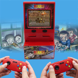 【fashionShirley】Retro Handhold Game Console Support 2 Players with 100 Games 800mAh Rechargeable