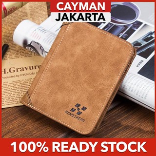 Cayman cartera de los hombres de cuero de la PU Premium de cuero de la cartera de la cartera titular de la tarjeta de los hombres cartera - 002-Wallet-Brown
