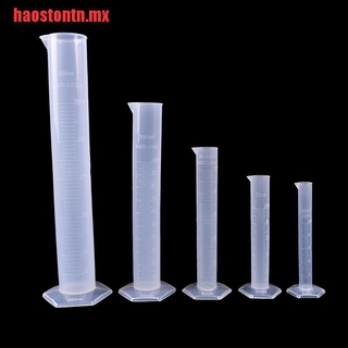 [haostontn] 10/25/50/100/250 ml cilindro de medición de plástico Tes