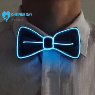 Light Up Bow Tie by Neon Nightlife Men's Glow in the Dark Tie LED L5I5