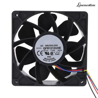<linen> FX-7500RPM 5A 4Pin Cooling Fan Mining Heat Cooler for Antminer Bitmain S7 S9