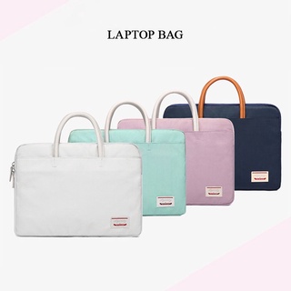 Bolsa para ordenador portátil de 14 pulgadas impermeable portátil funda para Macbook Air Pro 13 15 mujeres bolso maletín