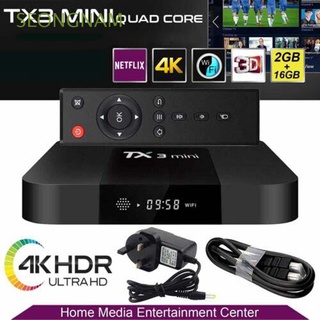 SEONGNAM 1GB+8GB Smart TV Box 4K TV Receivers TV Box Android 8.1 HDMI Multimedia Player HD WIFI Video Equipments Media Player