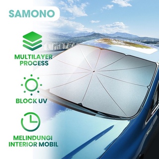 Samono - Protector de paraguas plegable para parabrisas, Anti UV, Protector solar, paraguas solar, Sun SU001
